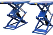 Scissor lift car hoists