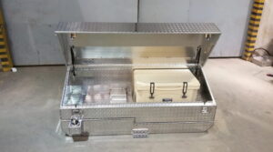 45-gallon fuel tank toolbox combo